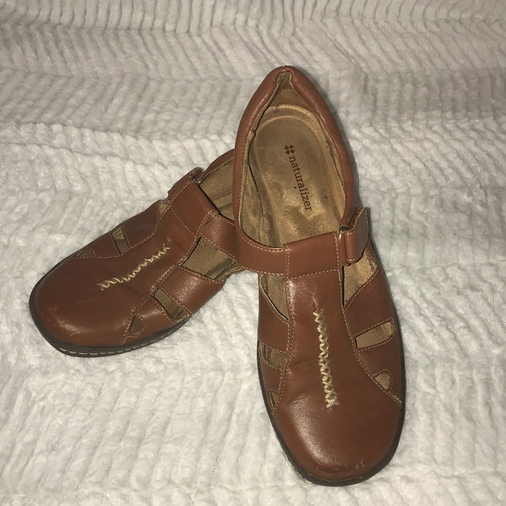 🆑EARANCE Naturalizer brown flats